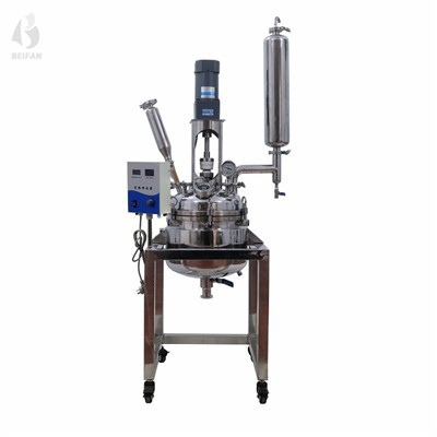 10L dvoslojni reaktor iz nerjavečega jekla